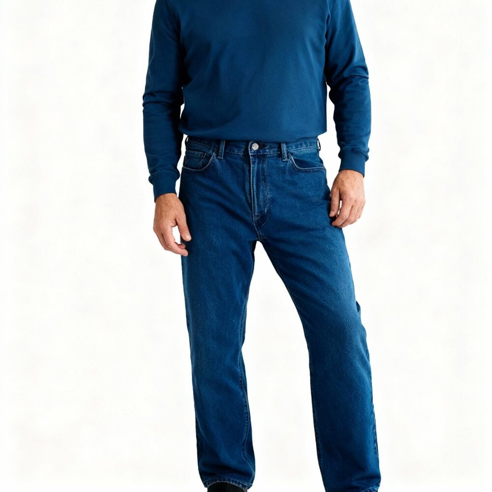 Levi Strauss & Co. Men's Blue 517 100% COTTON Straight Leg Jeans Size 38/34
